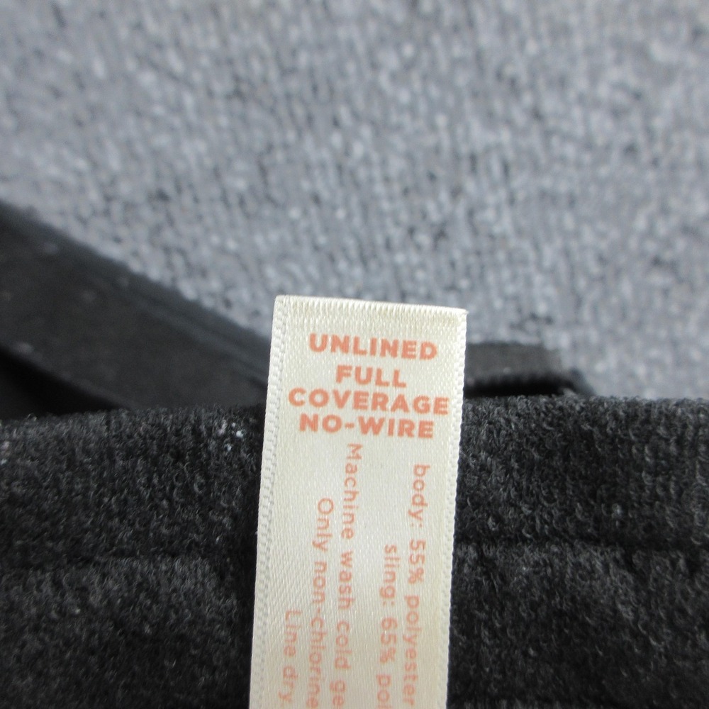 Cacique Bralette Bra Womens 40DD Black Wireless Unlined‎ Full Coverage Pullover - Picture 4 of 6